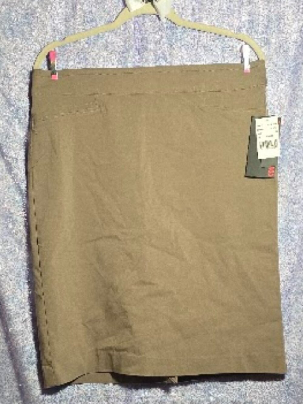 NWT Briggs New York Comfort Waist Pencil Skirt Khaki Truffle Size 12